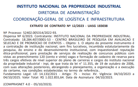 Concurso INPI: Com edital iminente, confira quanto ganha um servidor do instituto! 3 image 48 1