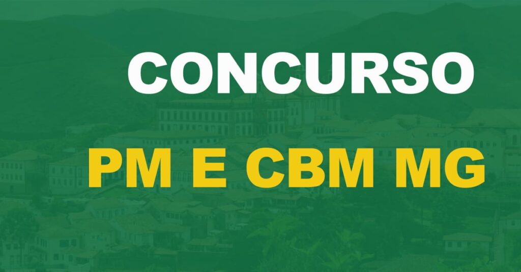 Concursos MG: Seleção para Polícia Militar e Bombeiros estão previstos para 2024!