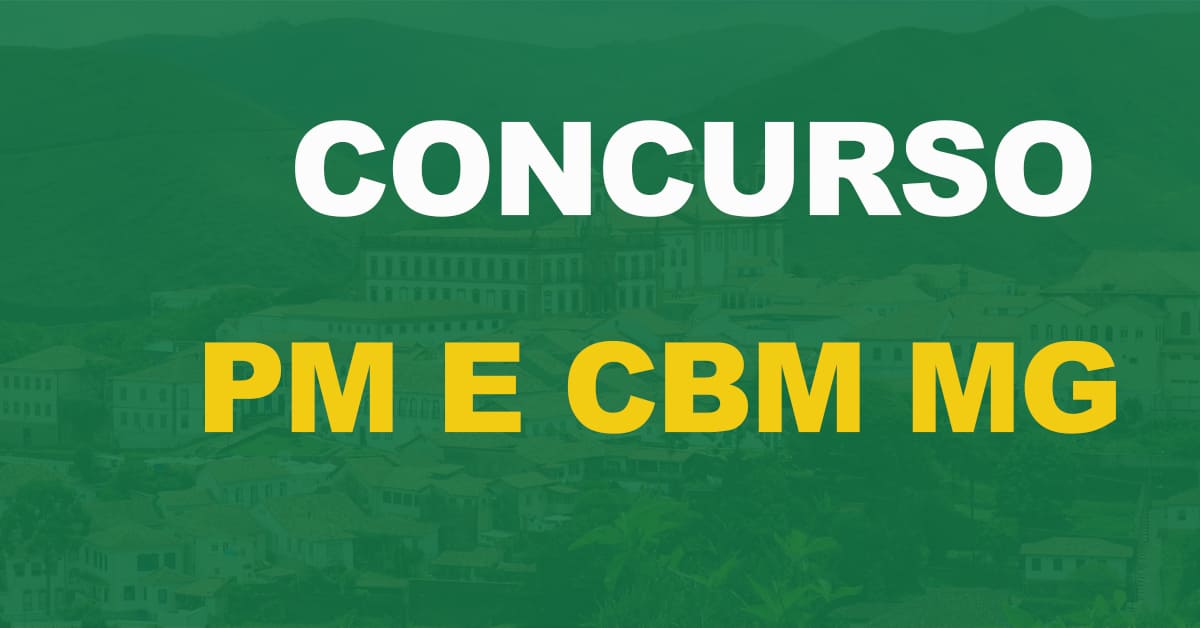Concursos MG: Seleção para Polícia Militar e Bombeiros estão previstos para 2024!