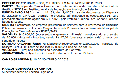 Concurso Prefeitura de Campo Grande (Semed): Edital para professor é iminente! 1 image 204
