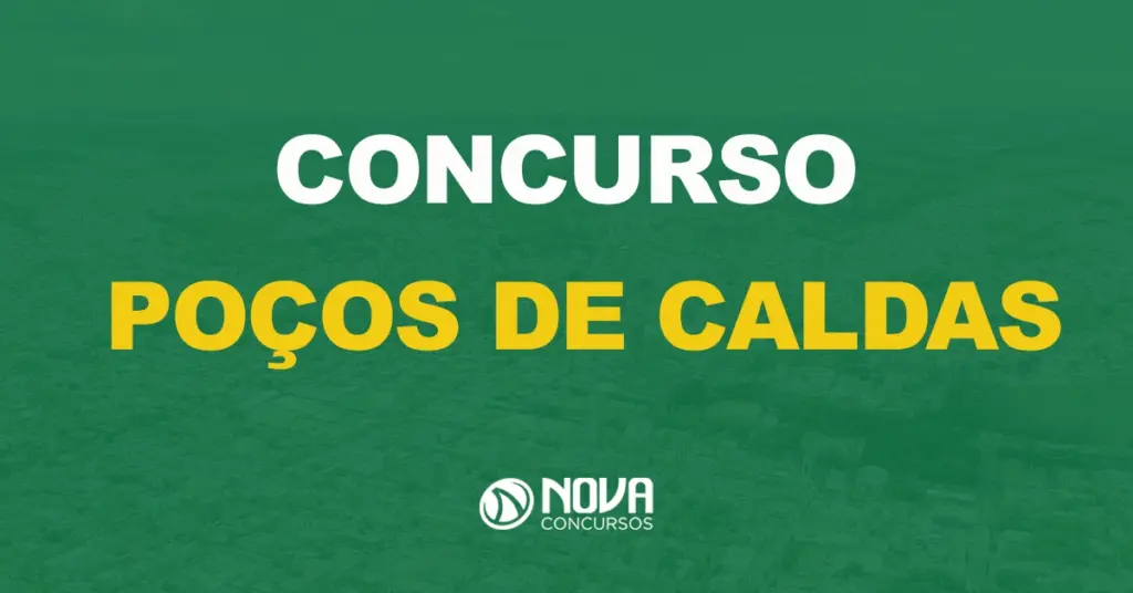 Publicado edital do Concurso Poços de Caldas MG! 509 vagas!