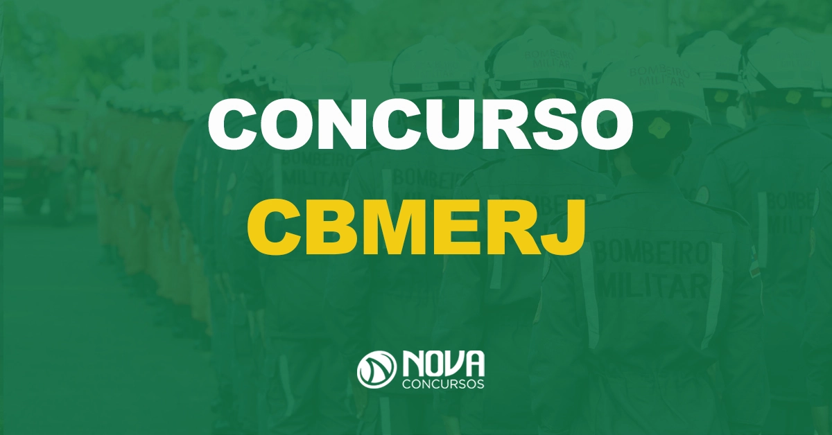 Saiu o edital CBMERJ 2024 Oficial: 50 vagas para nível médio!
