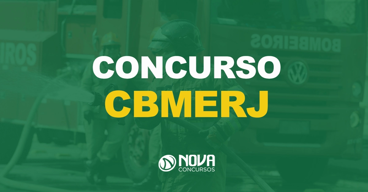 Edital CBMERJ 2024 Inscrições abertas. Saiba como participar!Nova