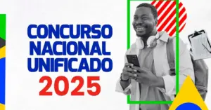 Site da página oficial do Concurso Nacional Unificado