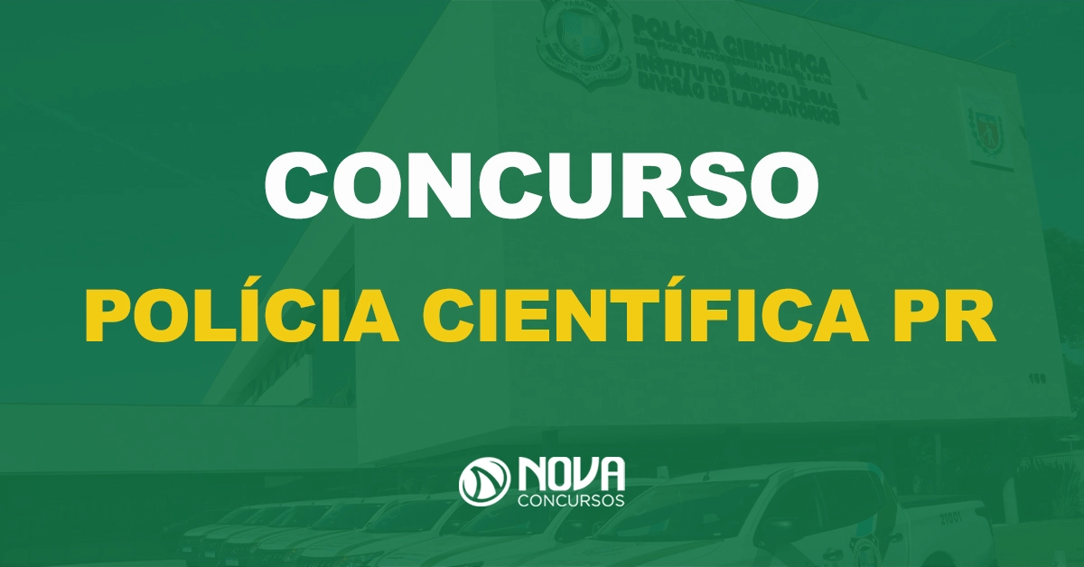 Saiu o edital da Polícia Científica PR: Até R$ 21,7 mil!