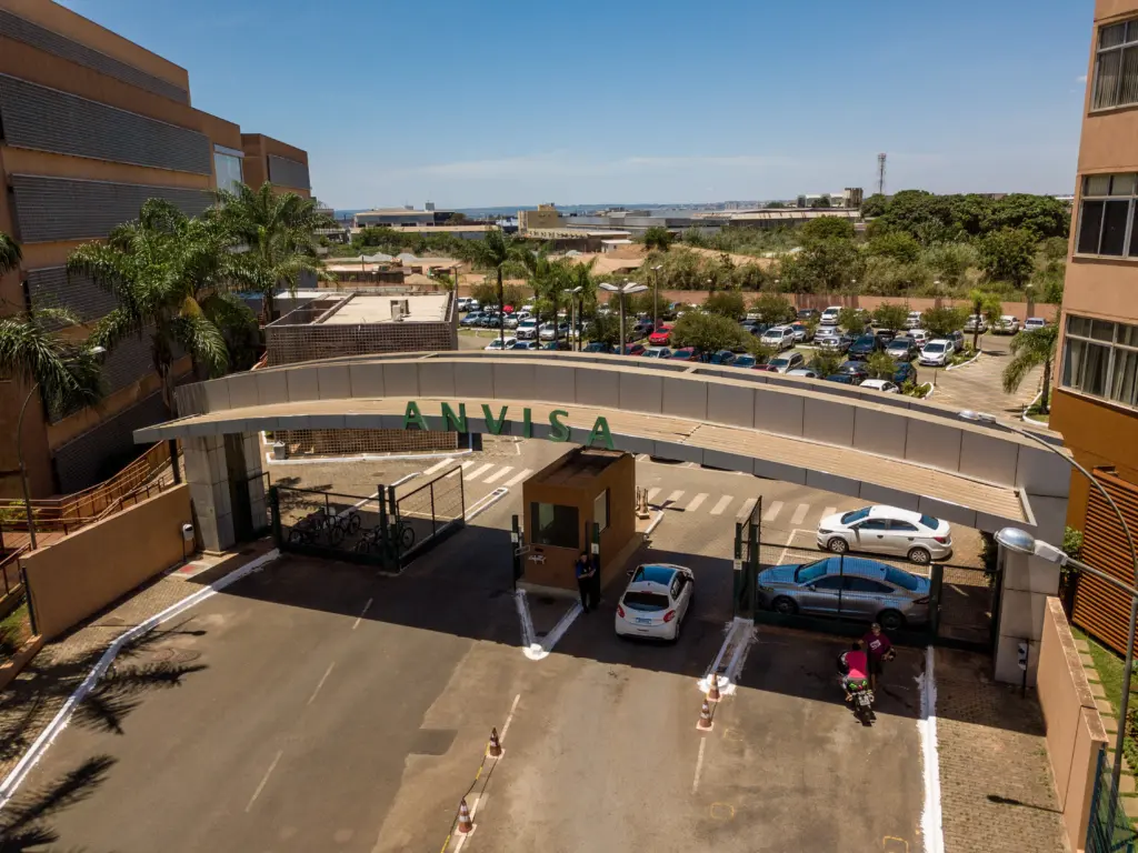 Fachada do Prédio da Agência de Vigilância Sanitária ANVISA, em Brasília.