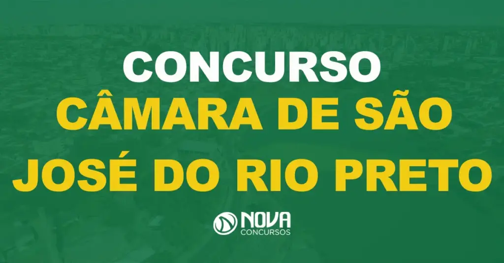 Concurso Câmara de São José do Rio Preto: Edital publicado!
