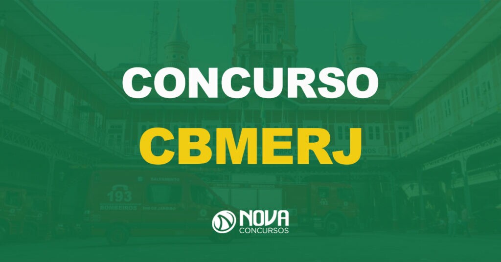 Com inscrições abertas edital CBMERJ 2024 reabre período de isenção!