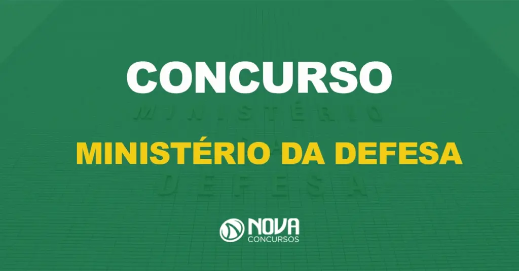 Ministério da Defesa pode realizar concurso em breve com 300 vagas. Saiba mais!