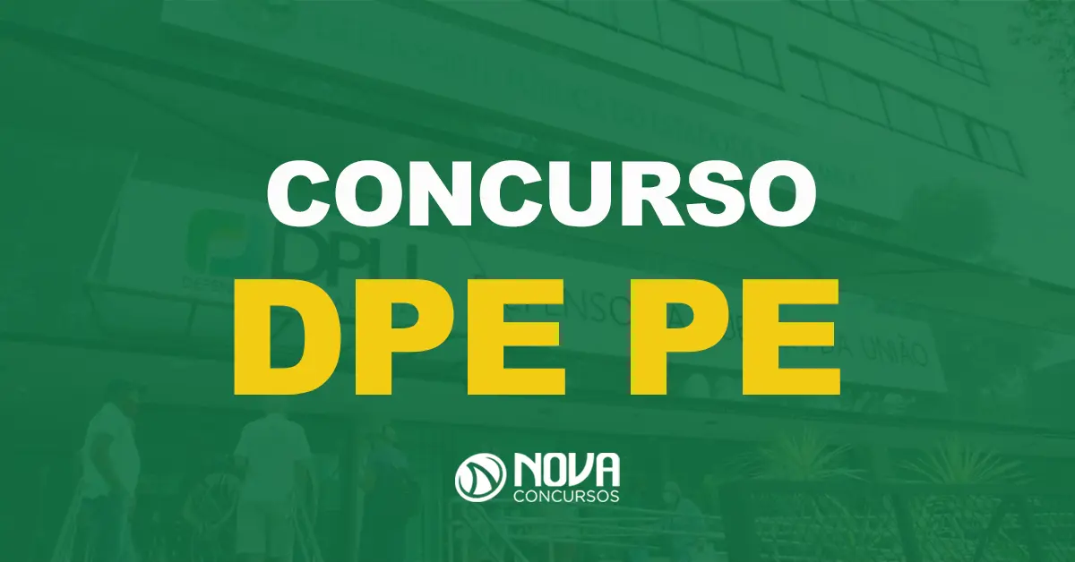 Concurso DPE PE: Após aprovação do regulamento comissão é formada!