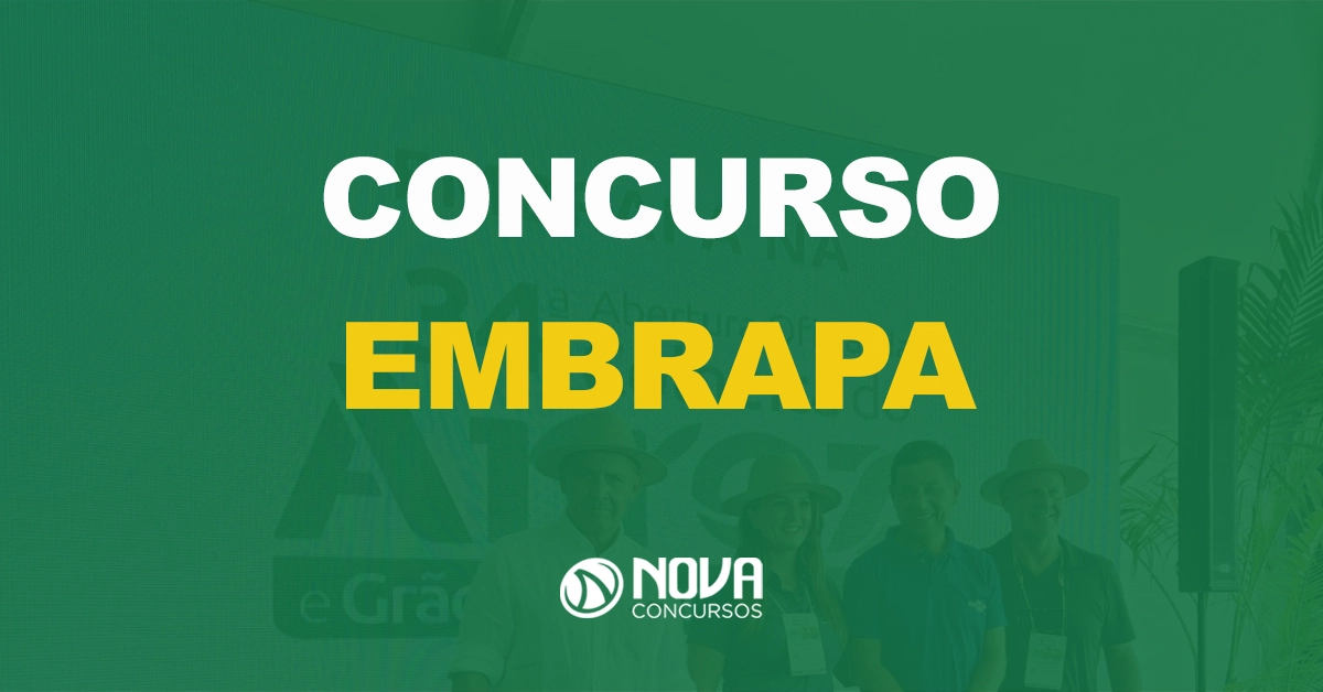 Embrapa confirma edital para 2024 com até 1.061 vagas!