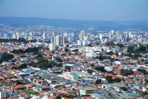 fotografia da vista da cidade de sorocaba