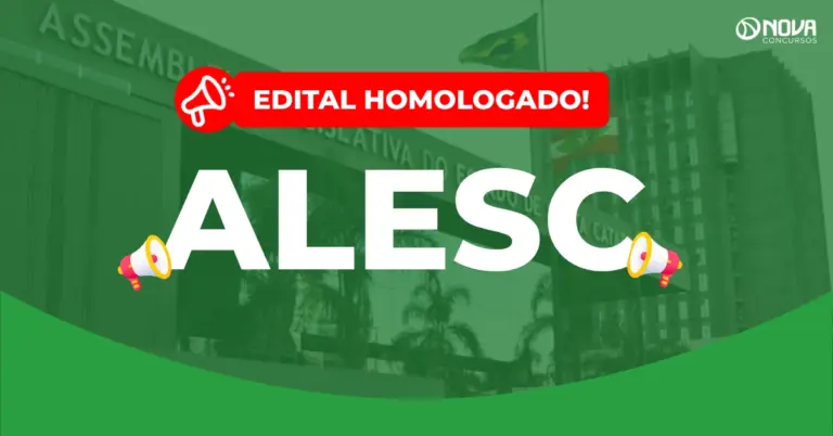 Concurso ALESC: Prazo de validade ainda em andamento!
