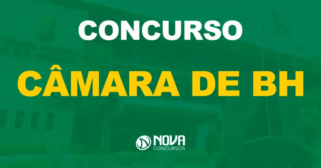 Câmara de BH tem inscrições prorrogadas. Mais de 100 vagas!