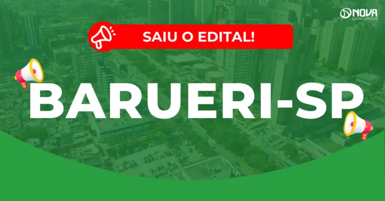 Concurso Prefeitura de Barueri: Edital publicado! 124 vagas imediatas!