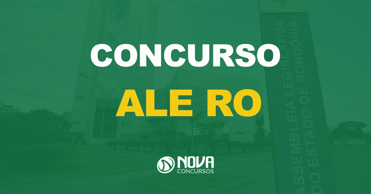 Presidente da ALE RO anuncia certame com mais de 300 vagas!