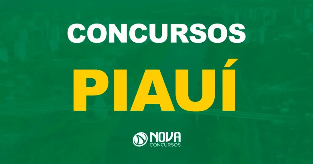 Concursos Piauí: Banca definida. Edital iminente com 110 vagas!