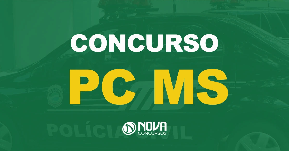 PC MS tem edital confirmado para 2024. Mais de 300 vagas!