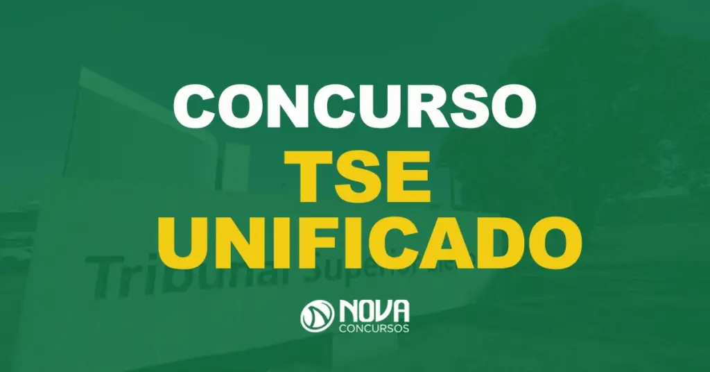 Edital TSE Unificado está com inscrições abertas. 412 vagas!