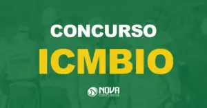 Grupo de brigadistas do Instituto Chico Mendes de Conservação da Biodiversidade com texto sobre a imagem Concurso ICMBio