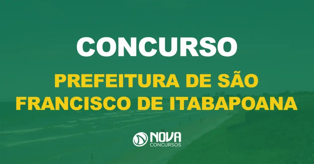 Concurso Prefeitura de São Francisco de Itabapoana: Edital publicado. 60 vagas para Guarda!