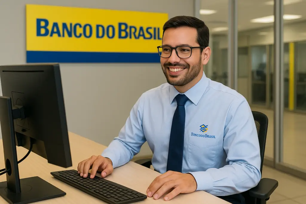 Quais são os requisitos para participar do concurso Banco do Brasil? Confira! 1 Escriturário do concurso Banco do Brasil atuando após aprovação