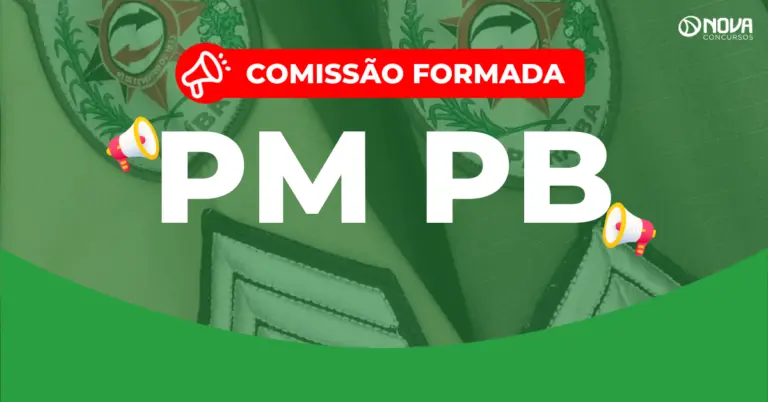 Concurso PM PB: Comissão formada para Oficial!