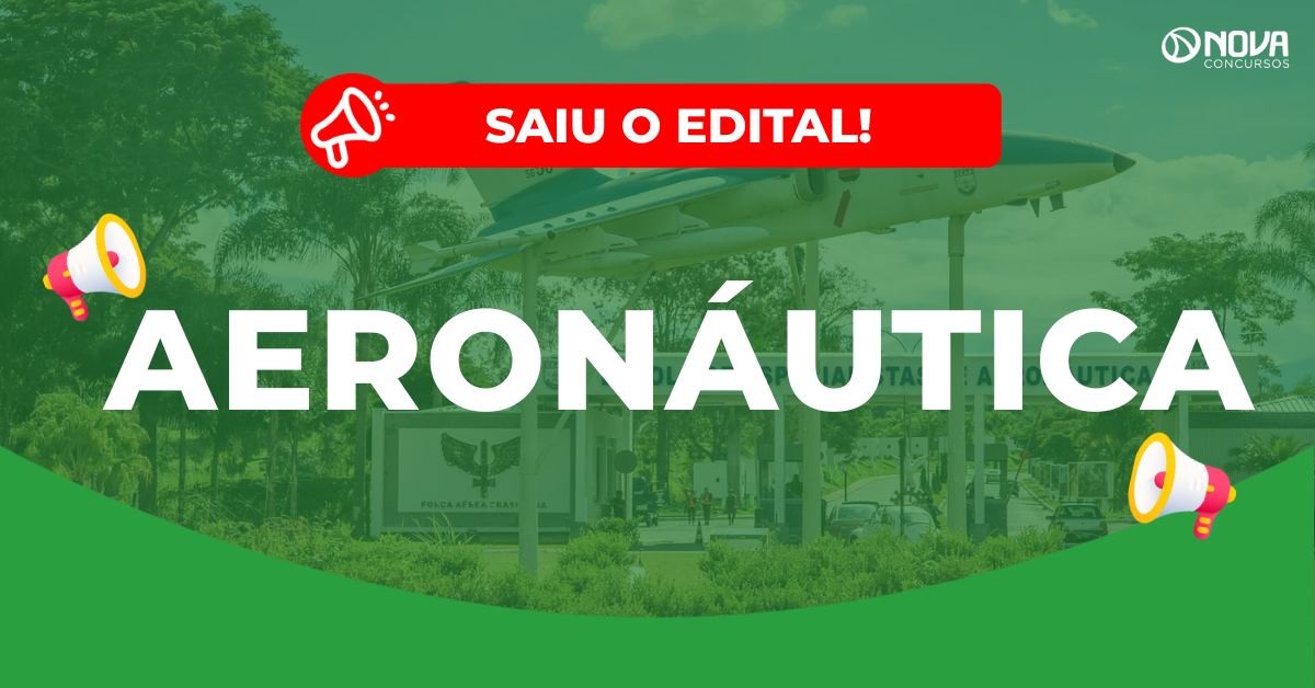 Concurso Aeronáutica EAGS 2027: Edital publicado! 188 vagas!