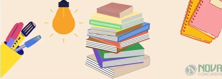 Como montar um plano de estudos para o concurso Banco do Brasil? 1 Imagem ilustrativa com livros para preparação do concurso Banco do Brasil