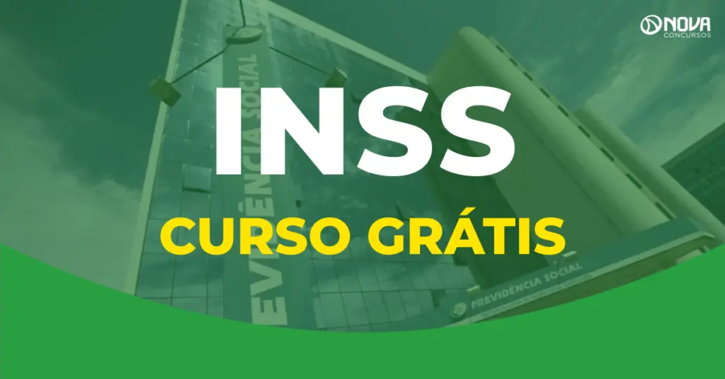 Concurso INSS nível médio em 2026: Estude com curso grátis!