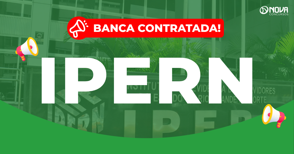 Concurso IPERN: Contrato assinado com a banca! 90 vagas!