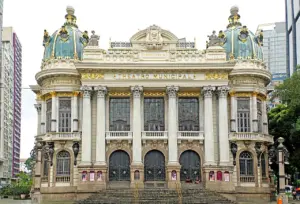 Fachada do Theatro Municipal do Rio de Janeiro. - Concurso Theatro Municipal RJ