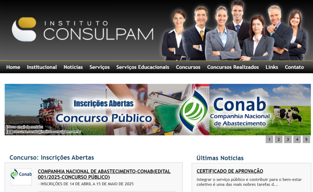 Concurso Conab com 400 vagas encerra as inscrições nesta quinta, 15/05! 1 Conab tera inscricoes encerradas em poucas horas
