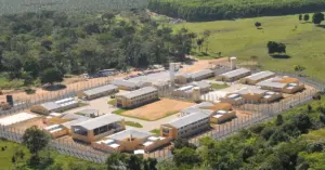 Visão aérea dos prédios da IASES / Concurso IASES
