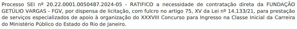 Concurso MP RJ Promotor: Banca definida! Edital em breve! 1 Concurso MP RJ Promotor Banca
