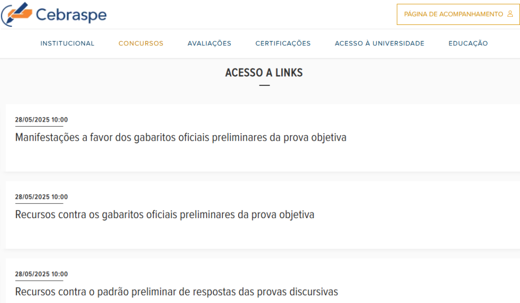 Concurso PC CE: Gabaritos das provas de delegado são divulgados! 1 Concurso PC CE