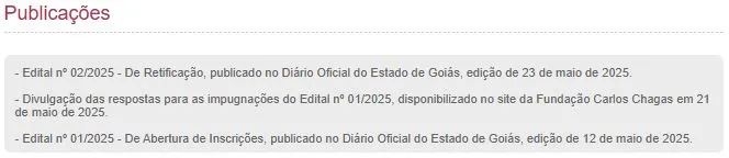 Concurso Sefaz GO: Primeira retificação publicada! Confira! 1 Concurso Sefaz GO 1