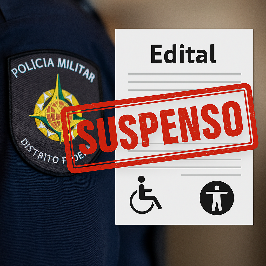 Concurso PMDF: Justiça suspende edital de Oficiais! Entenda! 1 Edital PMDF e suspenso