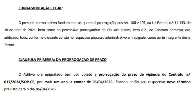 Concurso SOP CE: Banca contratada. Edital iminente com 64 vagas! 1 Prorrogação do contrato com a banca do concurso SOP CE!
