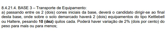 Concurso Bombeiros PR Soldado: Edital retificado com alteração no TAF! 2 Redação atualizada sobre a alteração do peso do haltere do concurso bombeiros PR Soldado