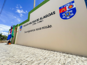 Fachada da Polícia Militar de Alagoas do concurso PM AL!