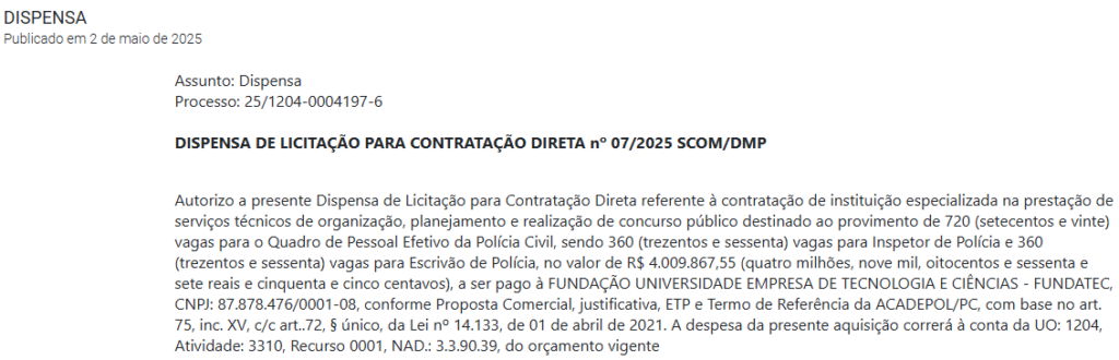 Concurso Polícia Civil RS tem banca definida! Edital em breve! 1 definicao banca