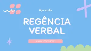 Imagem aprenda regência verbal para concursos!