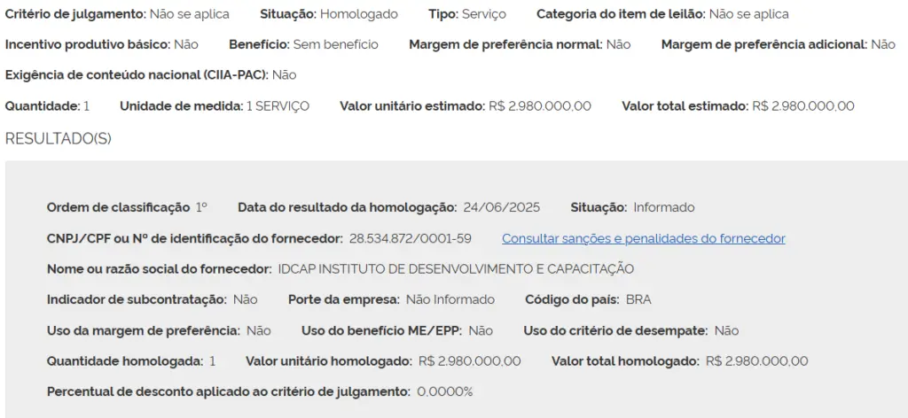 Concurso IASES: IDCAP é a banca! 981 vagas! 1 Banca do concurso IASES foi definida!