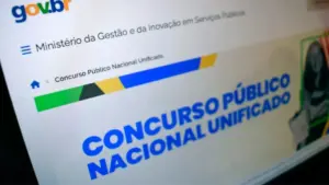 Página do concurso público nacional unificado do CNU 2025