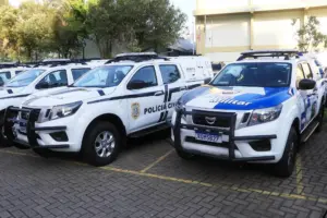 Carro da Polícia Civil do Espírito Santo do concurso PC ES