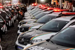 Carro da Polícia Militar do estado do Ceará do concurso PM CE