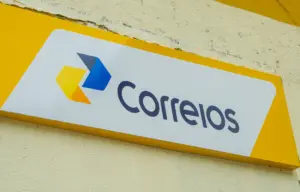 Logo dos correios do concurso correios
