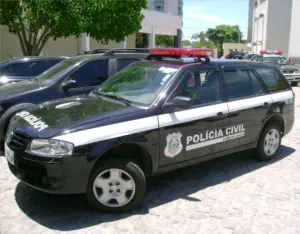 Carro da Polícia Civil do Espírito Santo do concurso PC ES
