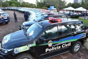 Carro da Polícia Civil do Estado do Mato Grosso do Sul do concurso PC MS